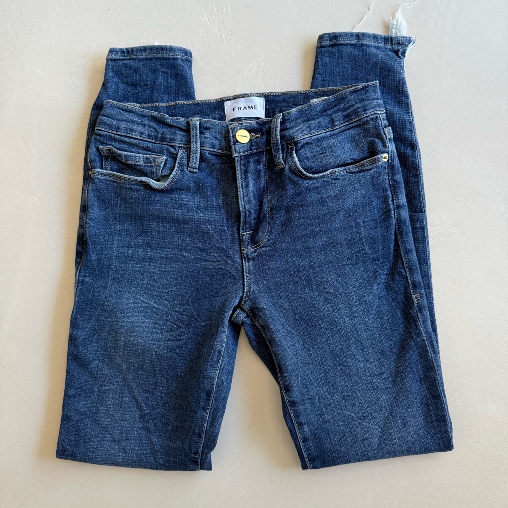 Frame Van Ness Chew Le Skinny Jeans 26
